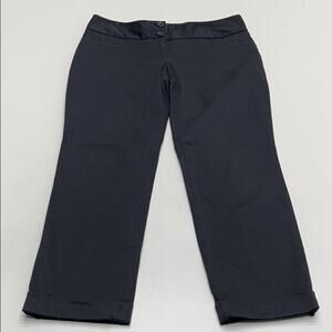THE LIMITED Womens 4 Black Crop Chino Pant